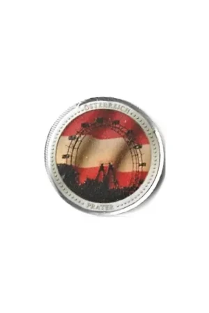 2 Euro Oostenrijk Prater Gekleurd Nowość