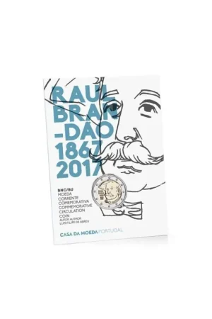 2 euro Portugal 2017 Raul Brandao Fdc in blister Szybka dostawa