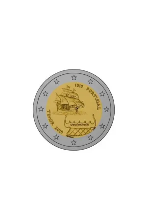 2 Euro Portugal 2015 Unc 500 jaar contact met Timor Zwrot pieniędzy