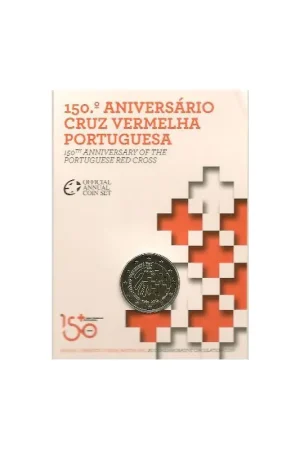 2 Euro Portugal 2015 150 jaar Portugese Rode KruisBu in blister Rabat