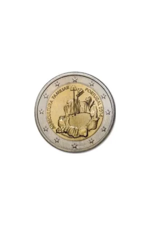 Nowość 2 Euro Portugal 2014 Familiebedrijven Unc