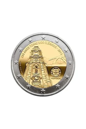 2 Euro Portugal 2013 Clerigos Unc Ekspresowa dostawa