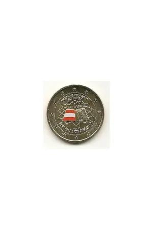 2 Euro Oostenrijk 2007 Verdrag van Rome Gekleurd 045/1 Niska cena