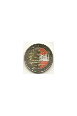 2 Euro Oostenrijk 2005 Staatsverdrag Gekleurd 010/1 Nowość
