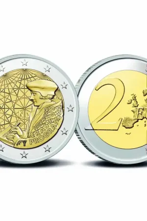 2 Euro Nederland 2022 'Erasmus-programma' Unc Oryginalny