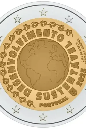 2 euro Portugal 2025 'Duurzame ontwikkeling' Unc Nowość
