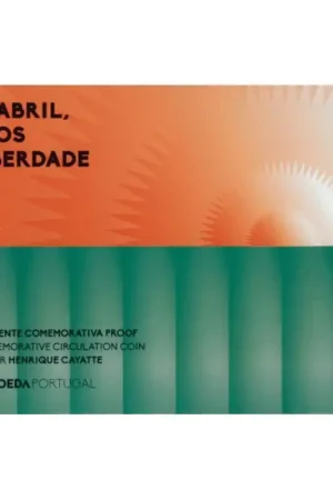 2 euro Portugal 2024 '50ste verjaardag van de Anjerrevolutie' Proof Ekspresowa dostawa