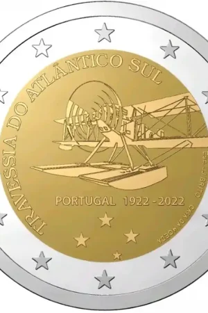 2 euro Portugal 2022 'Oversteek Atlantische Oceaan' Unc Wyprzedaż