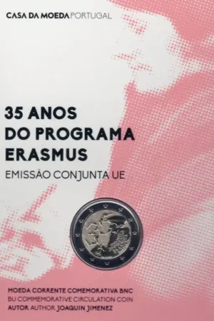 2 Euro Portugal 2022 'Erasmus-programma' Bu in blister Tylko dziś