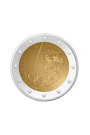 Oferta 2 euro Portugal 2021 'Olympische spelen' Unc