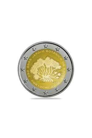 2 Euro Portugal 2018 Botanische Tuin Unc Popularny