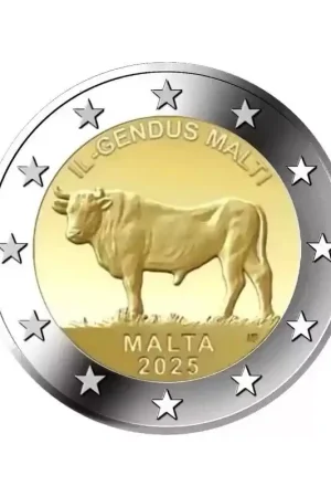 2 euro Malta 2025 'Maltezer os' Unc Wysoka jakość