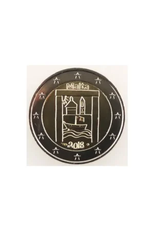 Niska cena 2 Euro Malta 2018 Cultureel erfgoed Unc met Muntteken