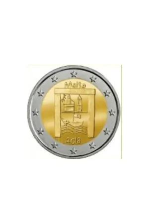 Popularny 2 Euro Malta 2018 Cultureel erfgoed Unc