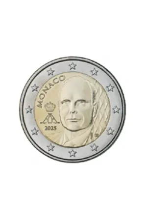 Wysoka jakość 2 euro Monaco 2025 Unc Nieuw ontwerp