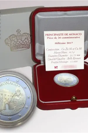 Promocja 2 euro Monaco 2017 Carabinieri Proof