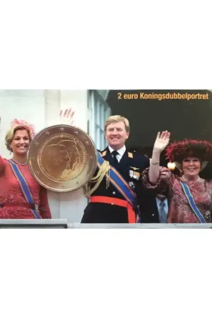 2 euro Nederland 2014 Alexander en Beatrix Unc in Coincard Oplage 500 stuks Popularny