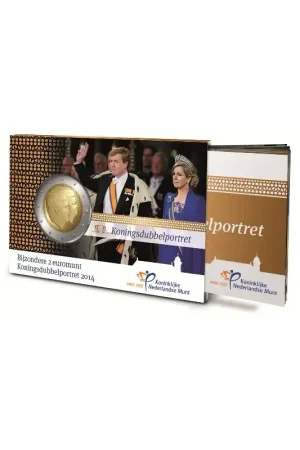 Promocja 2 euro Nederland 2014 Alexander en Beatrix Unc in Coincard