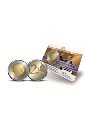 2 euro Nederland 2014 Alexander en Beatrix Bu in Coincard Wysoka jakość