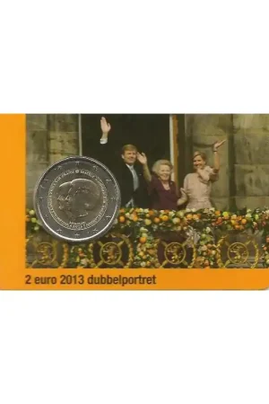 2 euro Nederland 2013 Beatrix & Alexander UNC In coincard Oplage 750 stuks Tylko dziś