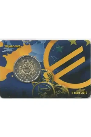 Oferta limitowana 2 euro Nederland 2012 10 jaar Euro UNC In coincard Oplage 500 stuks