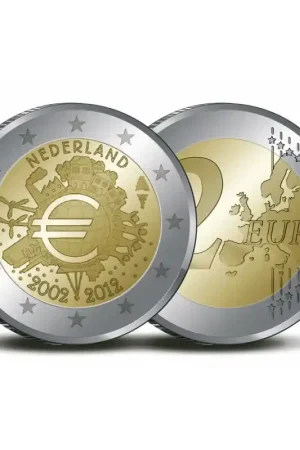 2 euro Nederland 2012 10 jaar Euro Proof in capsule Oferta limitowana