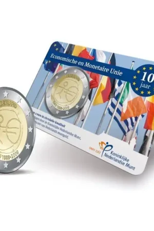 Niska cena 2 euro Nederland 2009 Emu UNC in Coincard