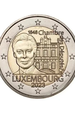 2 Euro Luxemburg 2023 '175 Jaar parlement en grondwet'Unc Nowość