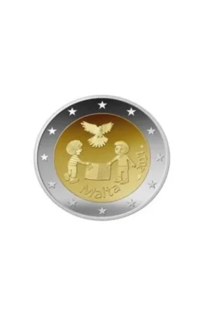 Najlepsza cena 2 Euro Malta 2017 Vrede Unc