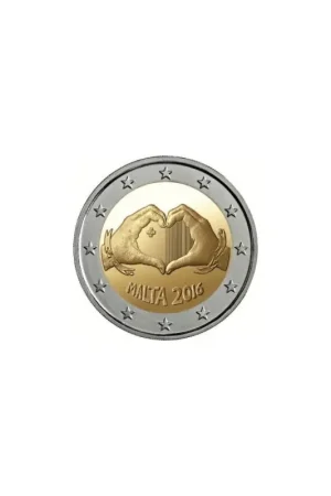 Promocja 2 Euro Malta 2016 Unc Liefde