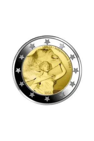 2 Euro Malta 2014 Independence 1984 Unc Promocja