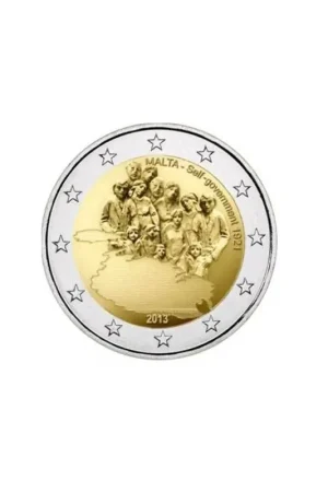 2 Euro Malta 2013 Zelfbestuur Unc Ostatnia szansa