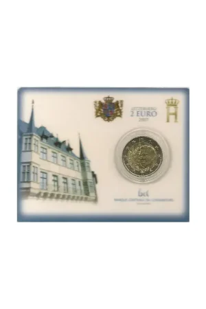 Kup teraz 2 Euro Luxemburg 2007 Paleis Groothertog Bu in Coincard