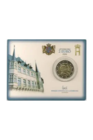 Rabat 2 Euro Luxemburg 2006 Guillaume & Henri Bu in Coincard