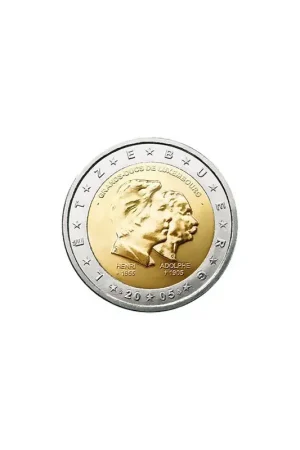 Promocja 2 Euro Luxemburg 2005 Henri & Adolphe Unc