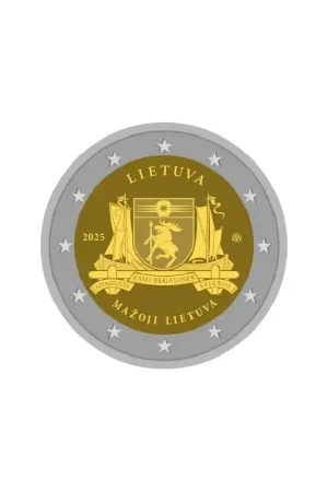 2 Euro Litouwen 2025 'Klein Litouwen' Unc Ostatnia szansa