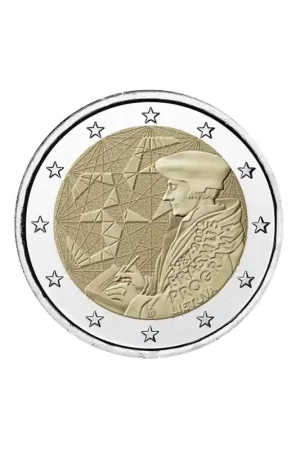 Zamów teraz 2 Euro Litouwen 2022 'Erasmus-Programma' Unc