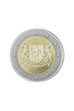 2 Euro Litouwen 2021 'Dzukija' Unc Promocja
