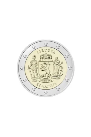 Najlepsza cena 2 Euro Litouwen 2019 Zemaitija Unc