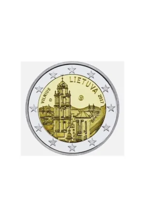 2 Euro Litouwen 2017 Vilnius stad van cultuur en kunst Unc Zamów teraz