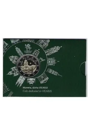 Nowość 2 Euro Litouwen 2017 Vilnius stad van cultuur en kunst Bu in coincard
