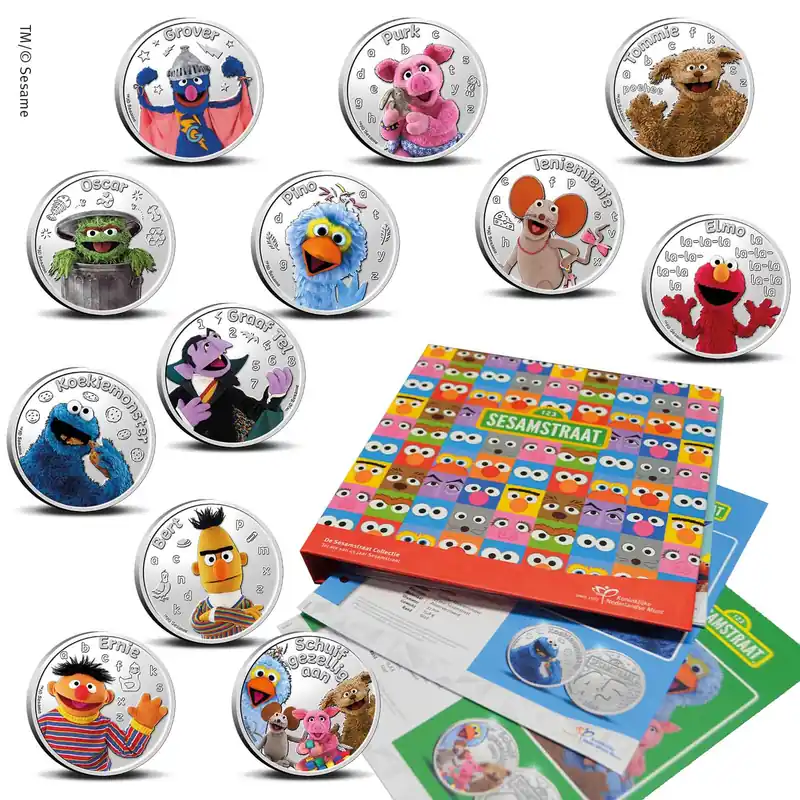 Ostatnia szansa 45 jaar Sesamstraat Collectie Compleet