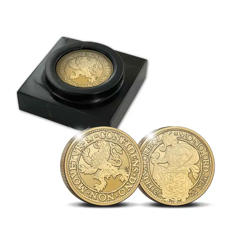 Officiele Herslag Leeuwendaalder 2023 Goud 2 ounce Tani