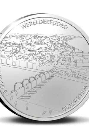 Ekspresowa dostawa Curacao en Sint Maarten 5 Gulden 2023 -Willemstad- Zilver Proof