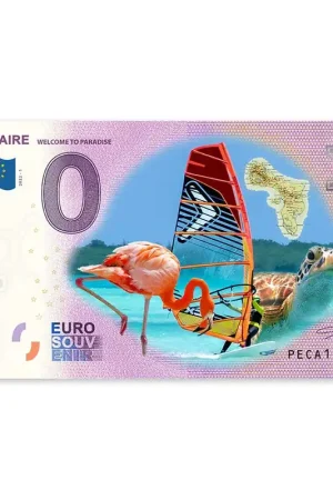 0 Euro Biljet Bonaire - kleur Promocja