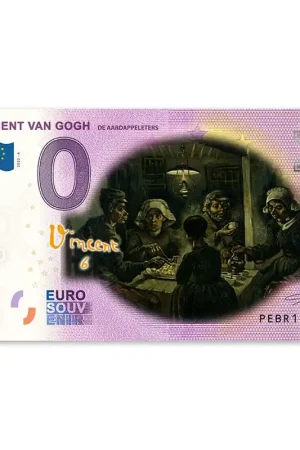 0 Euro Biljet Van Gogh - De Aardappeleters - kleur Darmowa dostawa