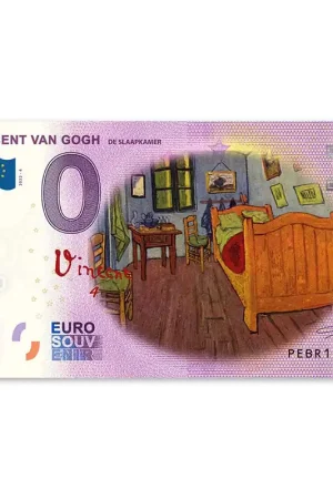 0 Euro Biljet Van Gogh - De Slaapkamer - kleur Niska cena