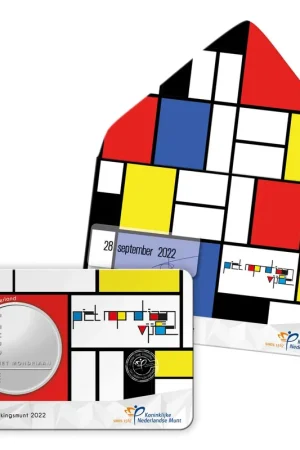 Piet Mondriaan Vijfje 2022 Eerste Dag Uitgifte Niska cena