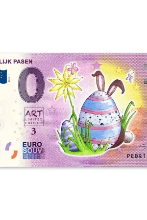 0 Euro Biljet "Pasen 2022" kleur Rabat