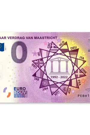 Nowość 0 Euro Biljet Verdrag van Maastricht